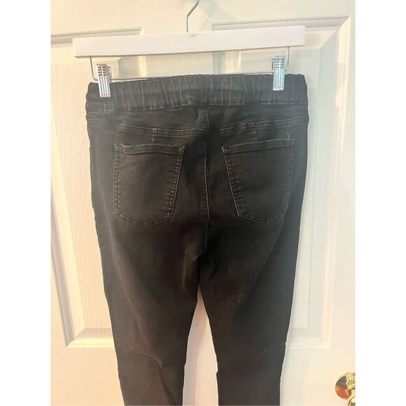 Satin Doll Black Distress Stitched Jogger Style Jeans sz 4 - Picture 6 of 8